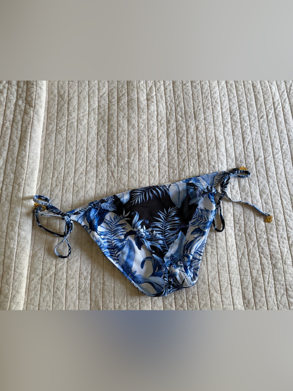 Tommy Bahama Blue Floral Tropical Bikini Bottom